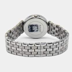 Pre Owned Rado Black Stainless Steel Florence R48874153 Women's Wristwatch 28 mm
