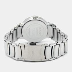 Rado Black Stainless Steel Diamond Centrix R30928713 Women's Wristwatch 28 mm