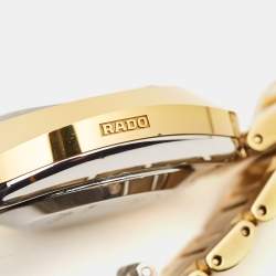 Rado Champagne Tungsten Carbide Gold Plated Stainless Steel DiaStar R12416394 Women's Wristwatch 27.30 mm