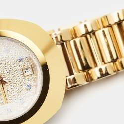 Rado Champagne Tungsten Carbide Gold Plated Stainless Steel DiaStar R12416394 Women's Wristwatch 27.30 mm