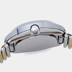 Rado Champagne Tungsten Carbide Two-Tone Stainless Steel DiaStar R12307304 Women's Wristwatch 27.30 mm