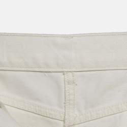 Raey White Denim Raw Edge Detail Maxi Skirt S