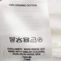 Raey White Denim Raw Edge Detail Maxi Skirt S