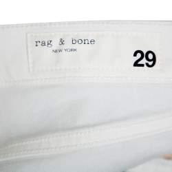 Rag & Bone Metallic Denim Skinny Fit Jeans M