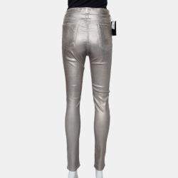 Rag & Bone Metallic Denim Skinny Fit Jeans M