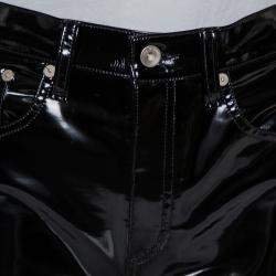 Rag & Bone Black Synthetic High Rise Pants M