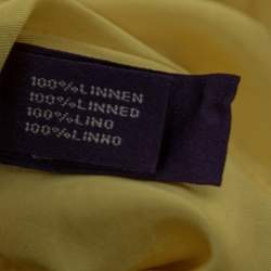 Ralph Lauren Collection Yellow Linen Flared Skirt S
