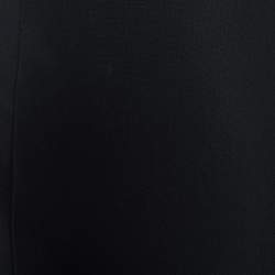Ralph Lauren Collection Black Wool A-Line Skirt L
