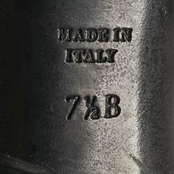 Pre Owned Ralph Lauren Collection Black Suede And Leather Pumps Size 38