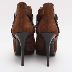 Pre Owned حذاء بوت رالف لورين بني شامواه كولكشن مقاس 40