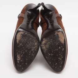 Pre Owned حذاء بوت رالف لورين بني شامواه كولكشن مقاس 40