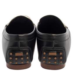 Pre Owned Ralph Lauren Tricolor Leather Penny Slip On Loafers Size 39