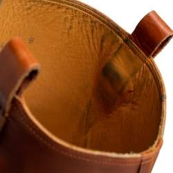 Pre Owned Ralph Lauren Tan Leather Knee Length Boots Size 39