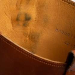 Pre Owned Ralph Lauren Tan Leather Knee Length Boots Size 39