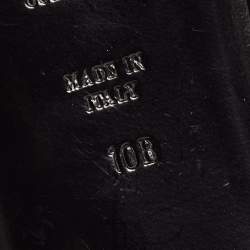 Pre Owned Ralph Lauren Collection Black Velvet Smoking Slippers Size 40.5