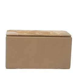 Pre Owned Ralph Lauren Beige Suede Brooke Travel Jewellery Box