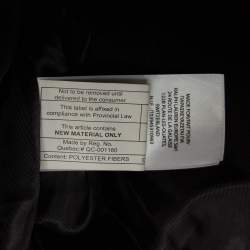 مملوكة مسبقًا Ralph Lauren Black Velvet Detachable Hood Sleeveless Jacket M