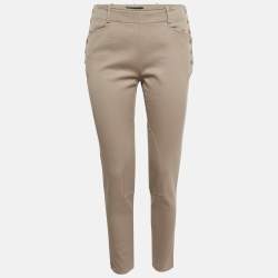 Ralph Lauren Beige Stretch Knit Patton Jodphur Pants S