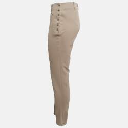 Ralph Lauren Beige Stretch Knit Patton Jodphur Pants S