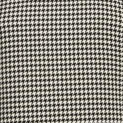 Ralph Lauren Black/White Houndstooth Wool Flounce Mini Dress M