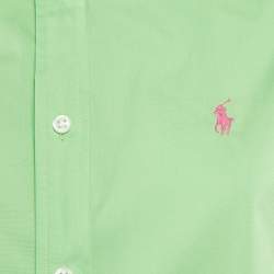 Pre Owned Ralph Lauren Green Cotton Kendall Shirt L