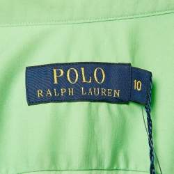 Pre Owned Ralph Lauren Green Cotton Kendall Shirt L