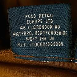 Pre Owned Ralph Lauren Desert Copper Brown Satin Pleated Serena Trousers L