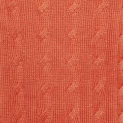 Pre Owned Ralph Lauren Orange Cable Knit Tank Top XL