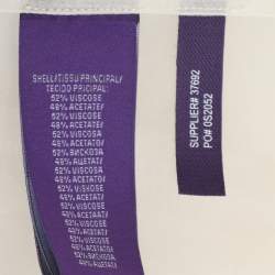 Pre Owned Ralph Lauren White Knit Sleeveless Tops S