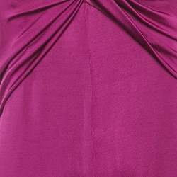 Pre Owned جمبسوت بحمالات رالف لورين جيرسي بنفسجي مقاس متوسط ( ميديم )