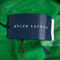 Pre Owned Ralph Lauren Green Stretch Cotton Skinny Jeans M/Waist 29"
