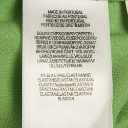 Pre Owned Ralph Lauren Green Wool Straight Leg Trousers M
