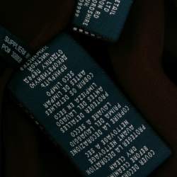 Pre Owned Ralph Lauren Multicolor Floral Print Silk Ruffled Dress M