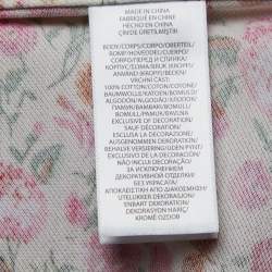 Pre Owned Ralph Lauren Multicolor Floral Cotton Knit Long Sleeve Shirt M