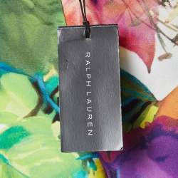 Pre Owned Ralph Lauren Multicolor Floral Print Wide Leg Pants S