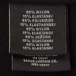 Pre Owned Ralph Lauren Black Synthetic Zip Front Jacket S