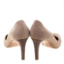 Pre Owned Ralph Lauren Beige Suede Pumps Size 39