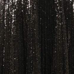 Pre Owned Ralph Lauren Purple Label Brown Sequin Tulle Midi Skirt M