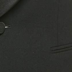 Ralph Lauren Purple Label Black Wool Single Breasted Tuxedo Jacket M