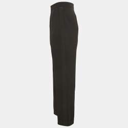 Pre Owned Ralph Lauren Purple Label Black Wool Trousers M