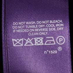 Pre Owned Ralph Lauren Purple Label Black Wool Trousers M