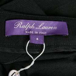 Pre Owned Ralph Lauren Purple Label Black Wool Trousers M