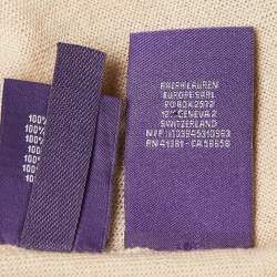 Pre Owned Ralph Lauren Purple Label Beige Cashmere Knit Sweater M