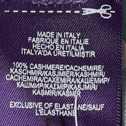 Ralph Lauren Purple Cashmere Button Front Cardigan XS