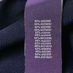 Ralph Lauren Purple Label  Crepe Drape Style Midi Skirt L