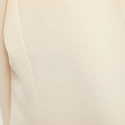Ralph Lauren Purple Label Beige Silk Single Breasted Tuxedo Blazer S