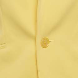 مملوكة مسبقًا Ralph Lauren Purple Label Yellow Wool Blazer S