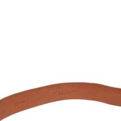 Pre Owned Ralph Lauren Beige Python Belt 95CM