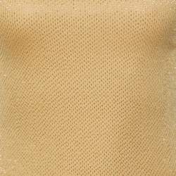 Pre Owned Ralph Lauren Gold Embellished Cotton Knit Tank Top M