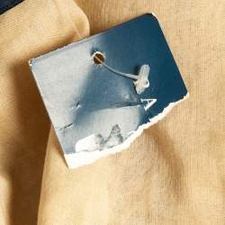 Pre Owned Ralph Lauren Vintage Beige Embroidered Tulle Blouse L